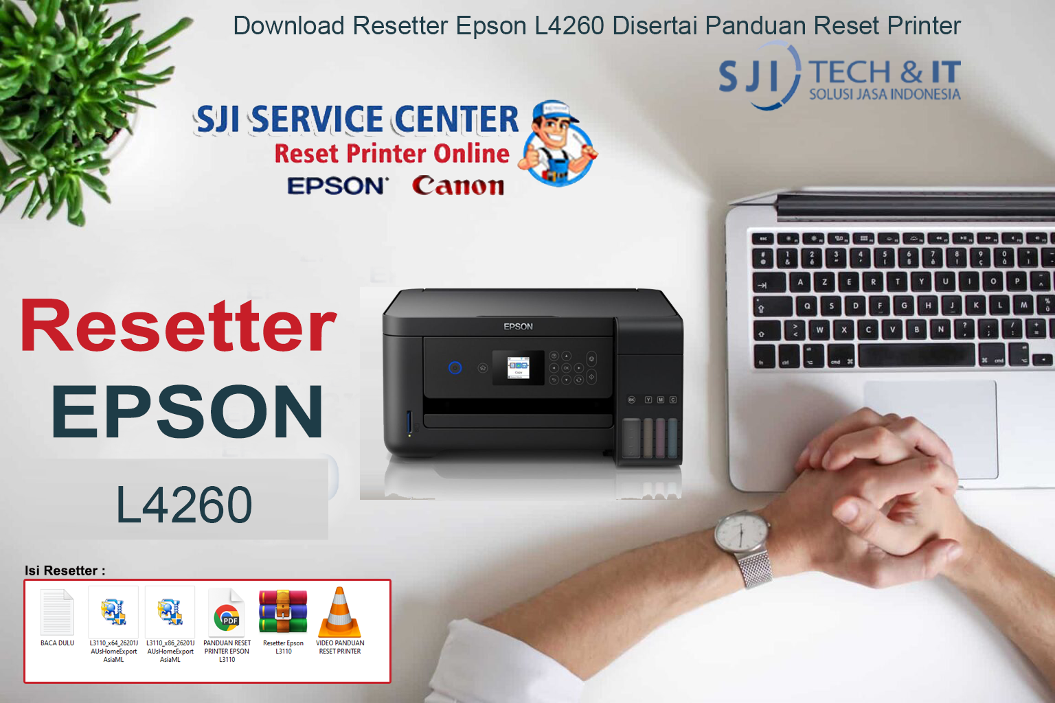Download Resetter Epson L4260 Disertai Panduan Reset Printer