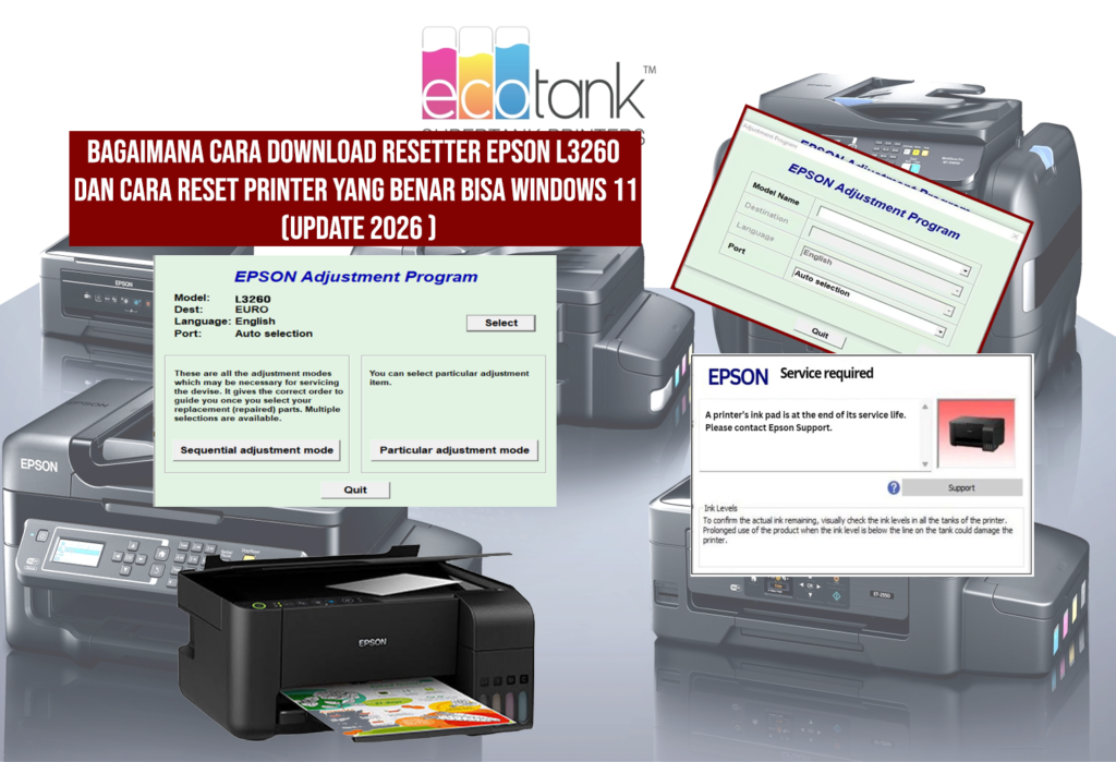 cara Download Resetter Epson L3260