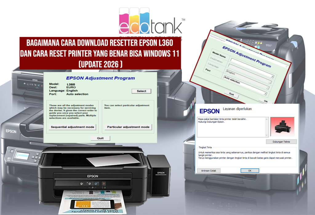cara Download Resetter Epson L360